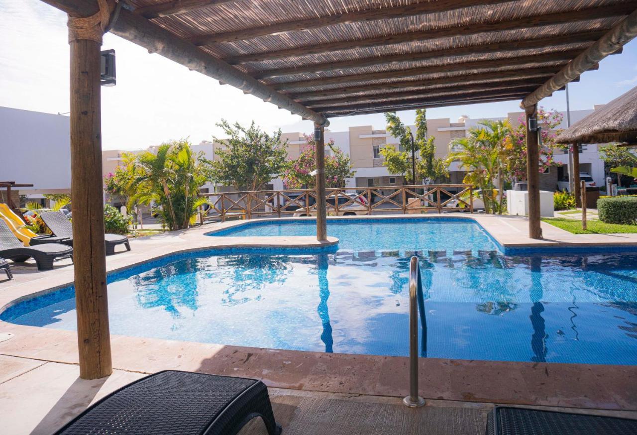 Casa En Privada Frente A La Playa Con Alberca! Villa Mazatlán Eksteriør bilde